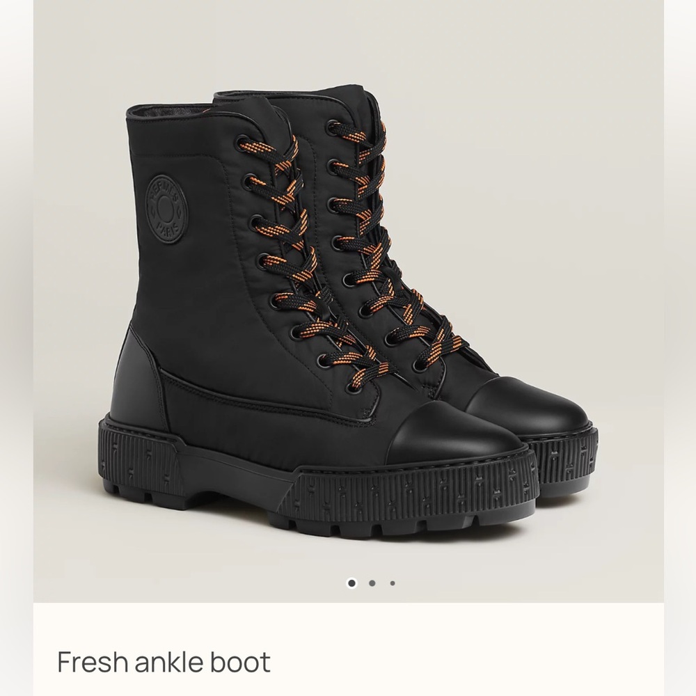 HERMES FRESH ANKLE BOOTS sz 38